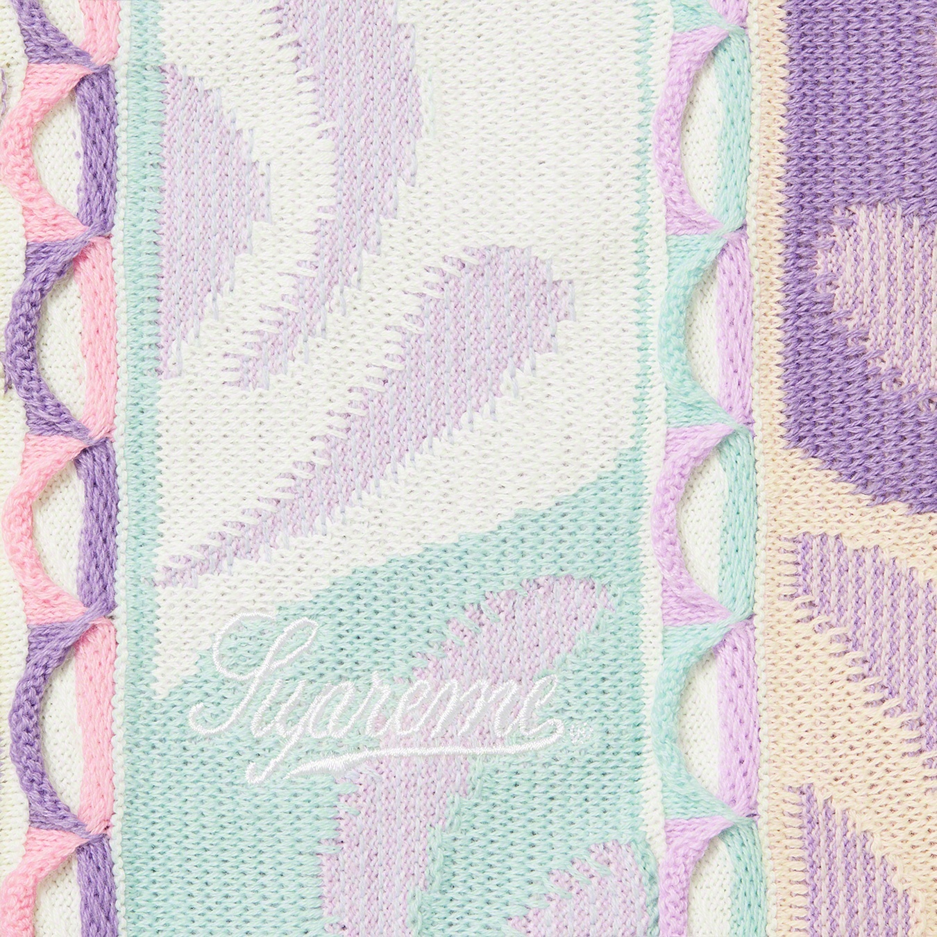 Abstract Textured Knit Short view 3